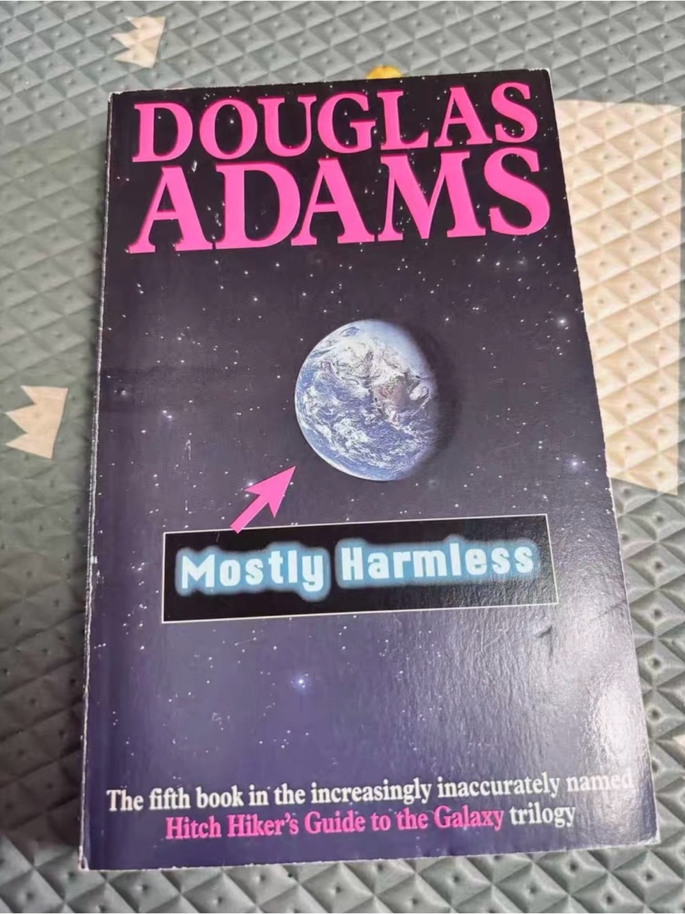 Mostly Harmless Paperback - Black & Pink Cover